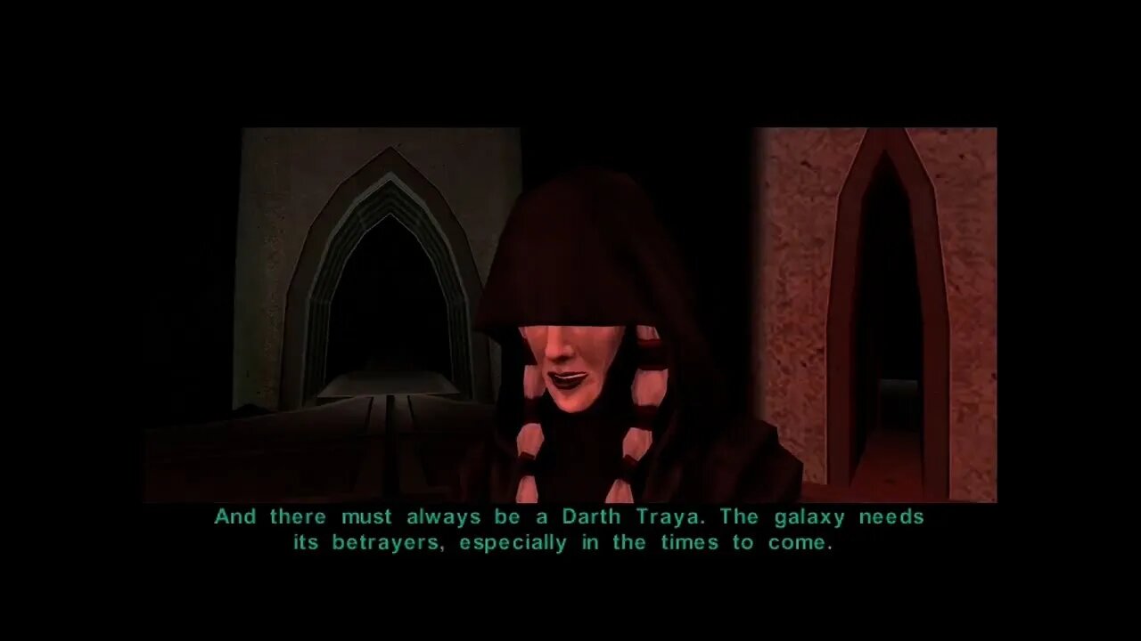 Darth Traya - Star Wars: Knights of the Old Republic II – The Sith Lords Game Clip