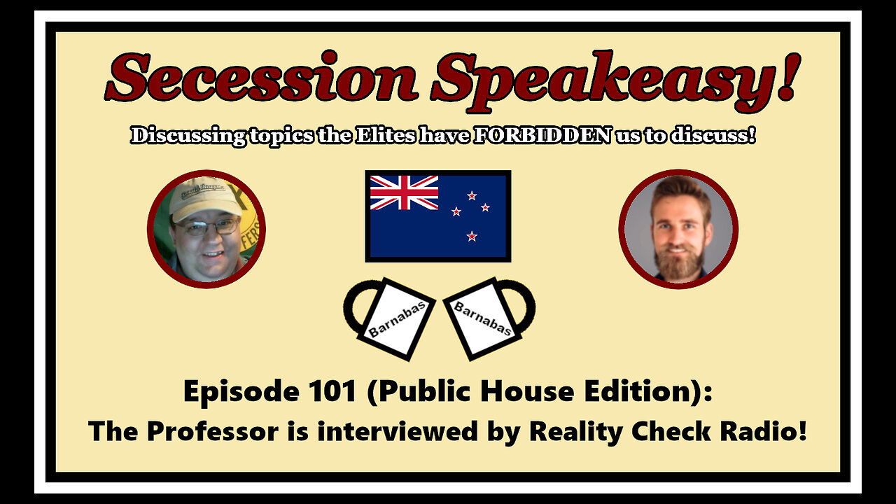 Secession Speakeasy #101 (PH Edition): The Professor is interviewed by Reality Check Radio!