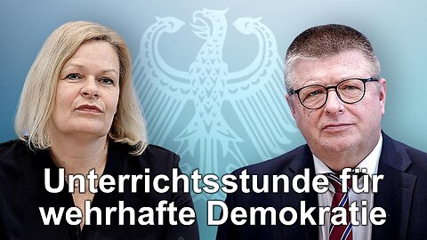 Unterrichtsstunde für wehrhafte Demokratie