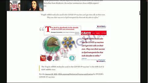 Karen Kingston | “The mRNA Molecules used In Covid-19 Can’t Get Into The Cells On Their Own”