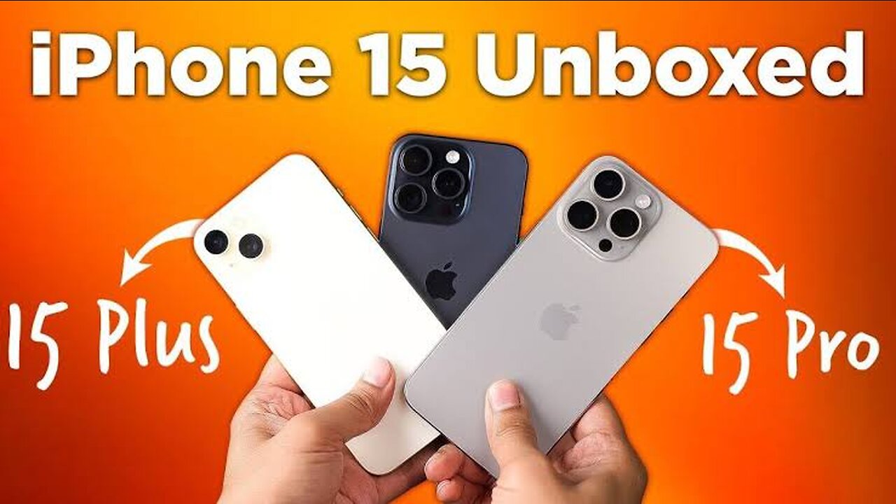 Apple iphone 15 & 15 plus Unboxing ! *Big Upgrade* !