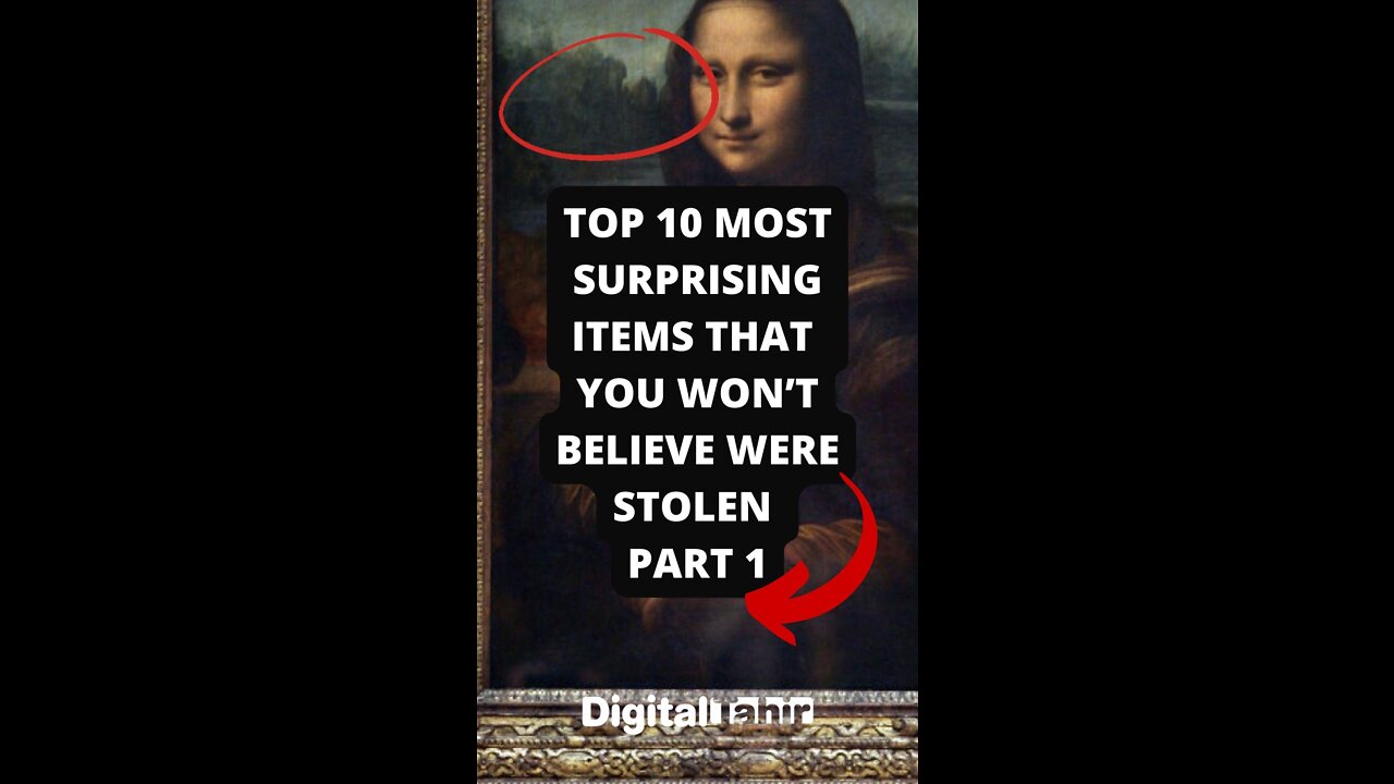 Top 10 Most Surprising Items that you won’t believe were Stolen Part 1