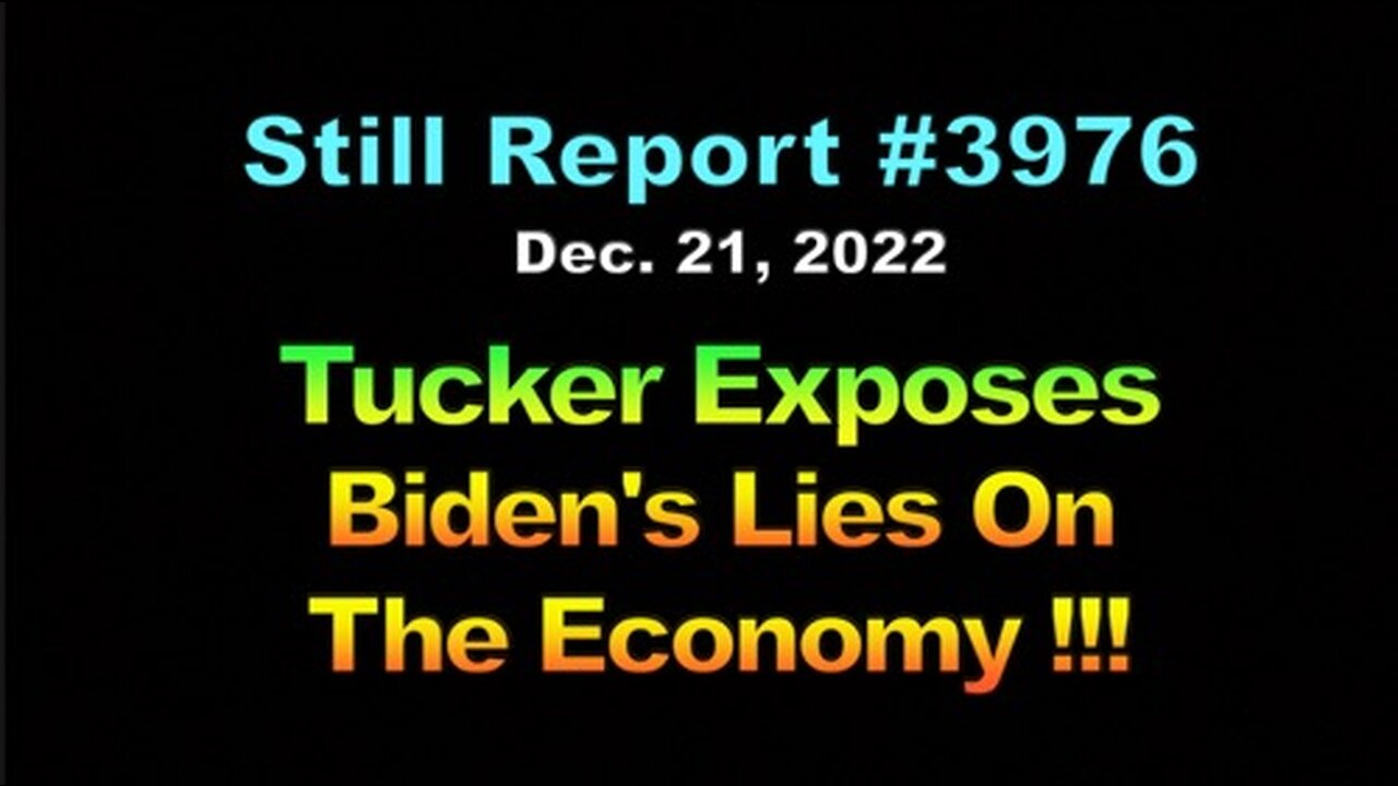 Tucker Exposes Biden's Big Jobs Report Lie !!!, 3976