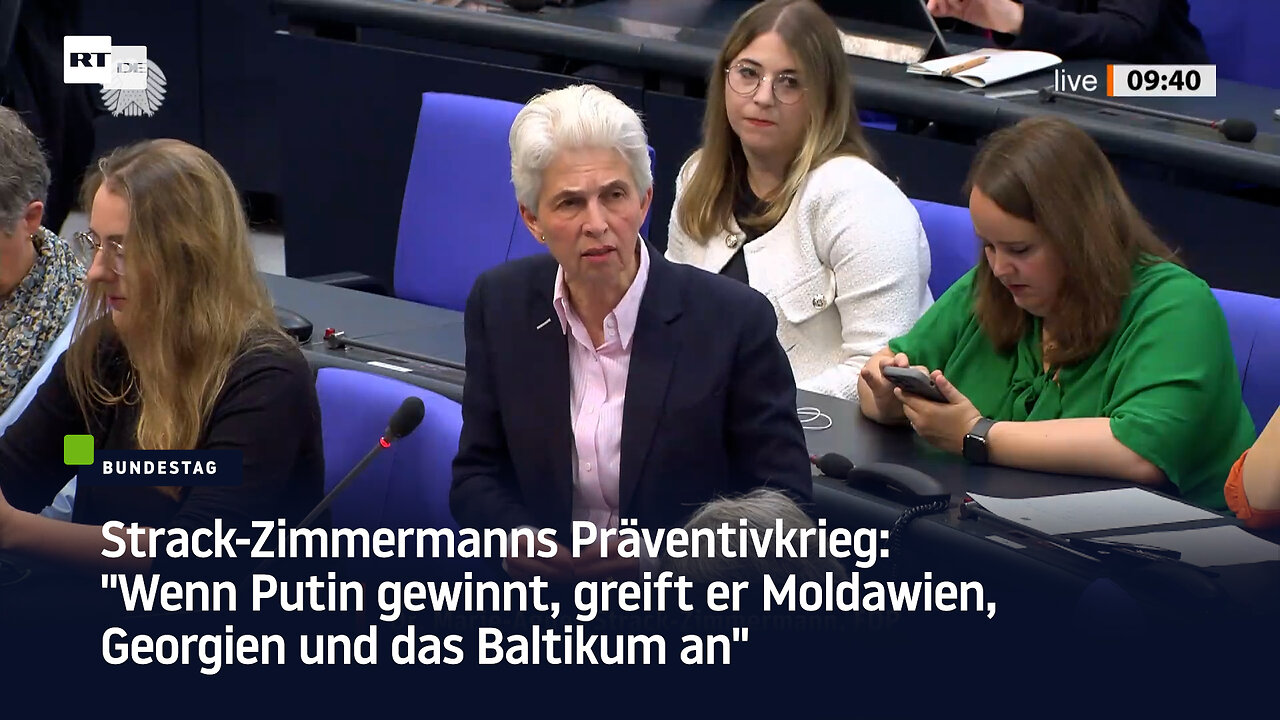 Strack-Zimmermanns Präventivkrieg: "Wenn Putin gewinnt, greift er Moldawien und das Baltikum an"