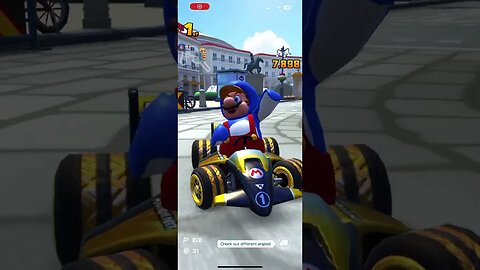 Mario Kart Tour - Black B Dasher Mk. 2 Gameplay (4th Anniversary Tour Purchasable Kart)