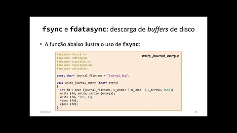 Aula 14 - Linux: Chamadas de Sistema do Linux - Sistemas Operacionais II (2021)