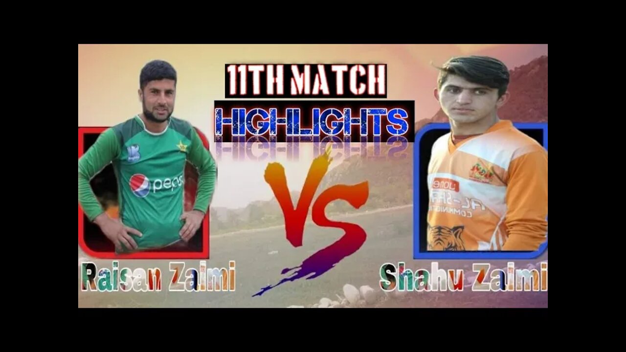 RSL Ramzan Super League 11th Raisan Zalmi VS Shahu zalmi || Highlights #RSL #cricketmela #AK-47