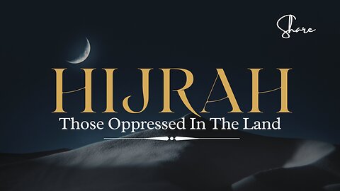 HIJRAH | We Were Weak and Oppressed In The Land | Shaykh Ali At-Timimi (حفظه الله)