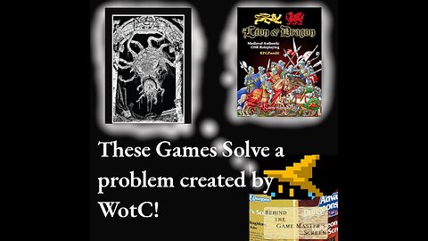 These games solve a problem created by WotC. Let's talk about it.