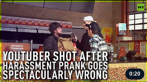 Youtuber shot after harassment prank goes spectacularly wrong