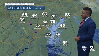 WMAR-2 News Patrick Pete's Monday forecast