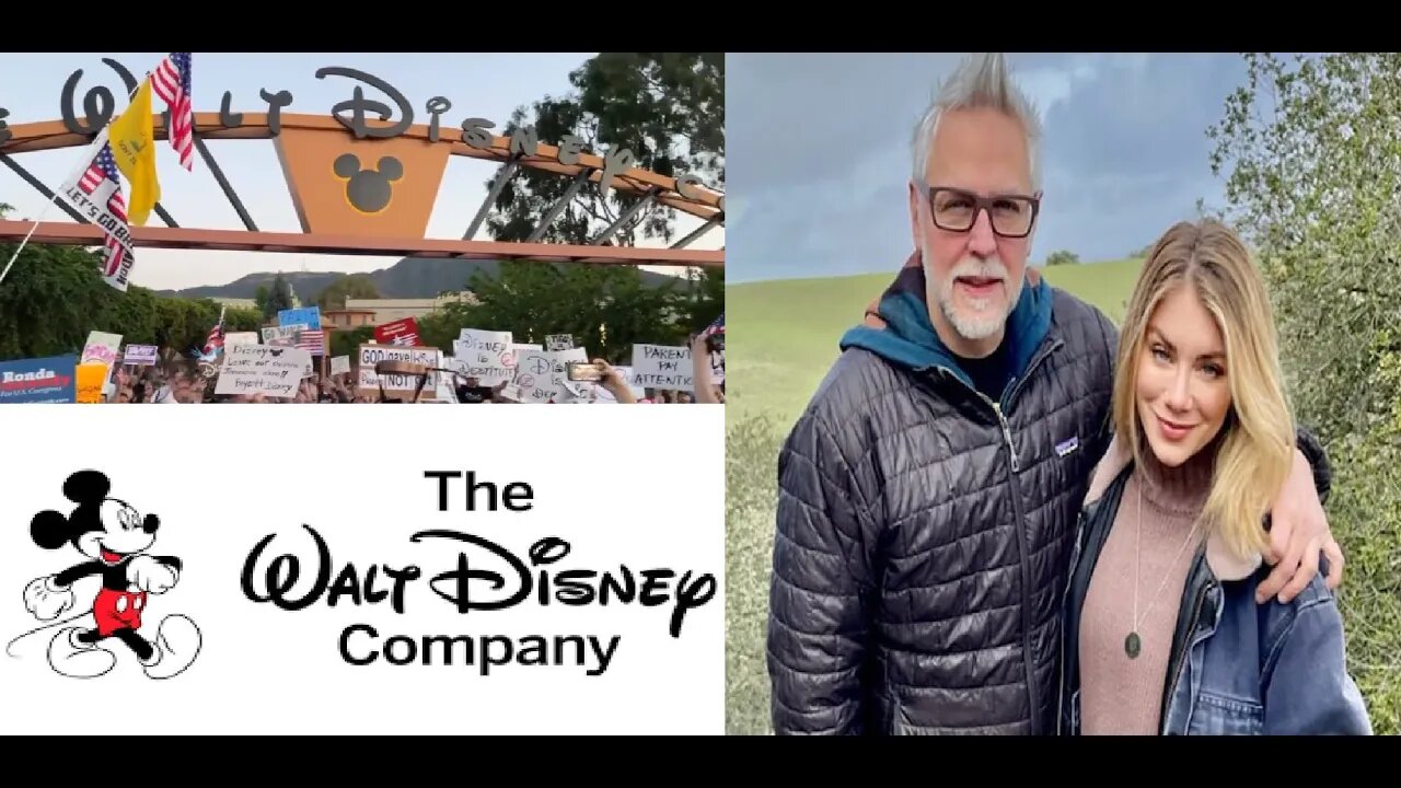 Disney Gets Protestors & Disney's Favorite James Gunn Gets Engaged To NOT A Child - Boycott Disney