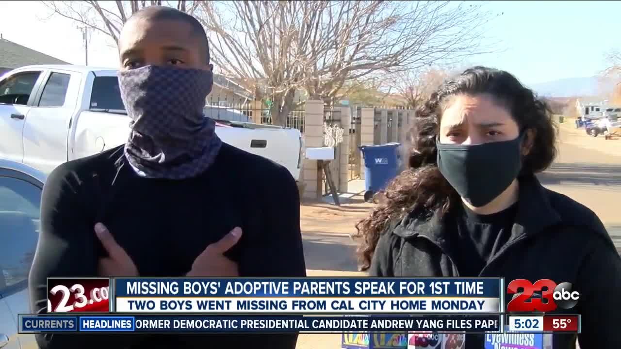 Adoptive parents speak to media