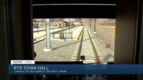 RTD has two telephone town halls today on safety & security