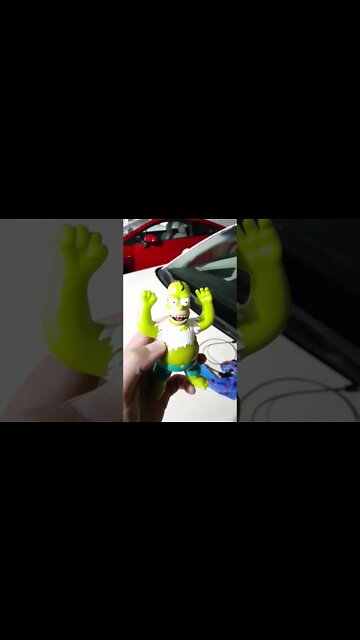 #simpsons #hulk Simpsons Homer Hulk figure!