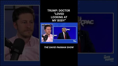 Trump Says White House Doctor Loved Looking at His "Strong, Powerful" Body #shorts