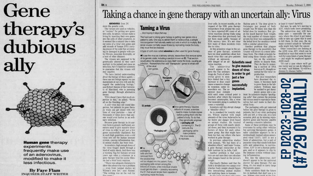 Gene therapy's dubious ally: Robert Malone (Vical) lends opinion on Jesse Gelsinger death (2000 Feb)