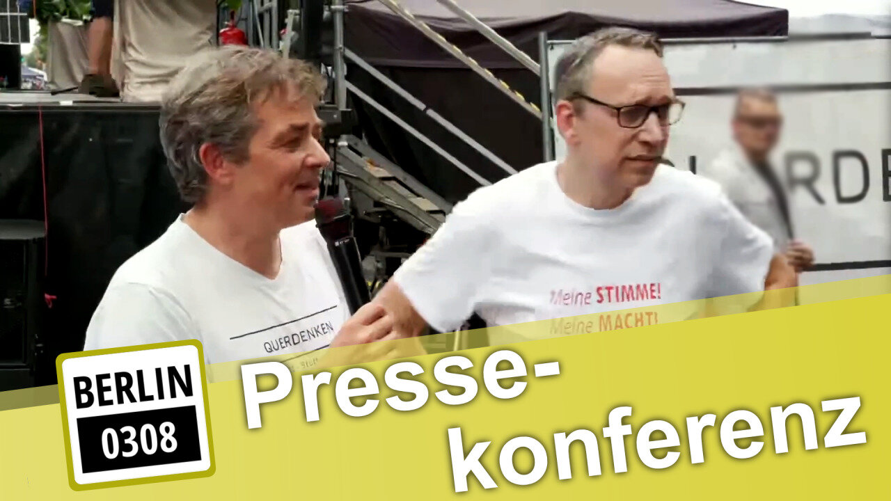 Pressekonferenz zur Demo Berlin: So wollten die Behörden die Demo verhindern@kla.tv🙈