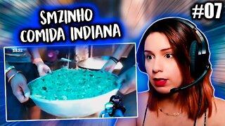 SMZINHO REAGINDO A COMIDA DE RUA INDIANA 07 - REACT