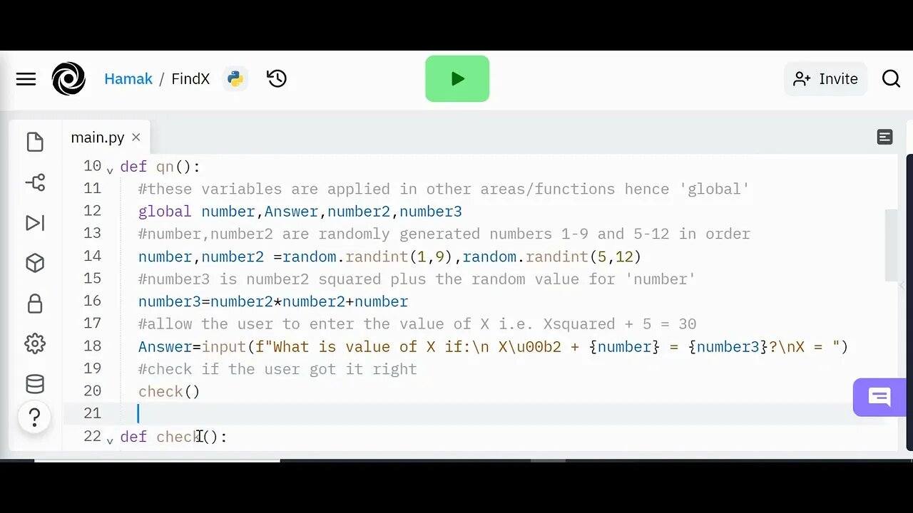 Python Tutorials with Maths Algebra - Find X Part 2