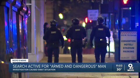 Cincinnati police search for 'armed and dangerous' man