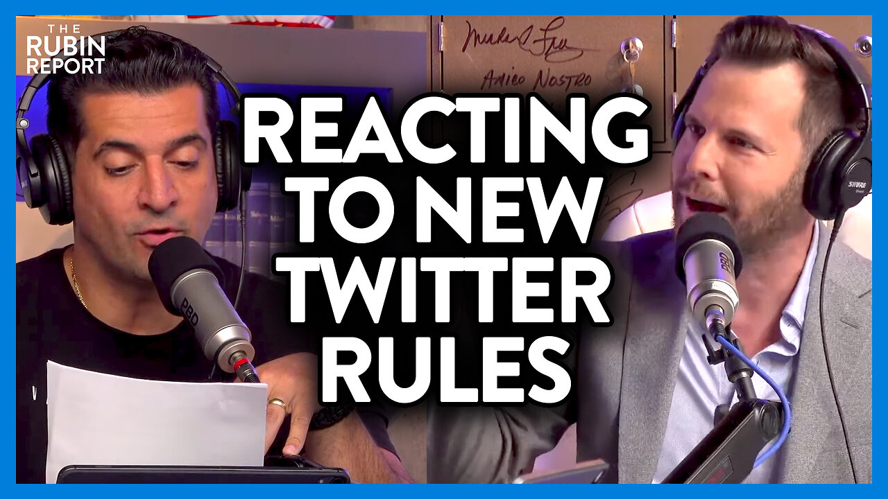 Reacting to Twitter's New Hardcore Rules w/ Patrick Bet-David | POLITICS | Rubin Report