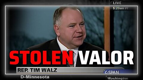 Expect Tim Walz To DROP OUT After Being Caught In Massive Stolen Valor Scandal