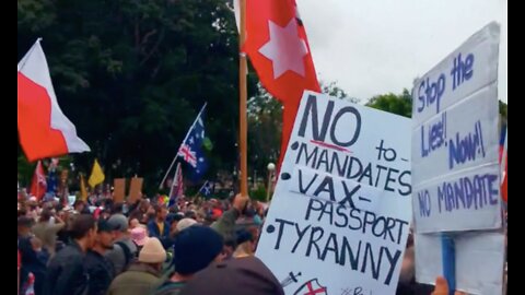 Sydney protests against Covid vaccine mandates and passports