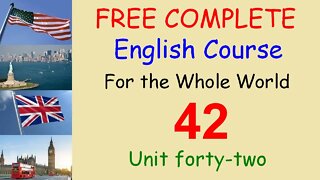 The future simple (will + verb) - Lesson 42 - FREE COMPLETE ENGLISH COURSE FOR THE WHOLE WORLD