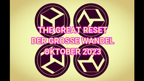 THE GREAT RESET - DER GROSSE WANDEL ist da!