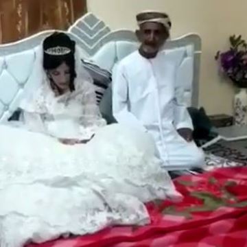 Teenage Arab bride married elderly man 'to help family'