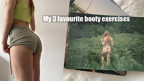 THE 3 BEST BOOTY EXERCISES AT HOME (optional booty band)