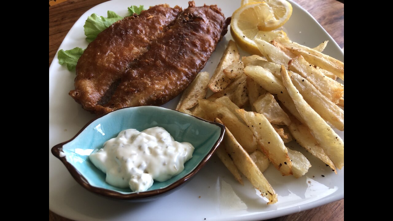 Fish Steak and Fries