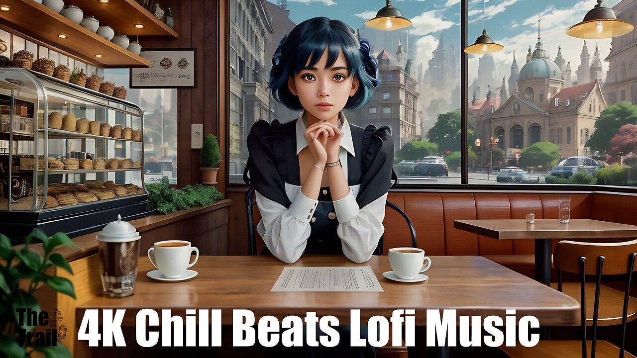 Chill Beats Music - Lofi Six Forty Seven | (AI) Audio Reactive Cinematic Anime | Angel Wings