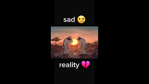 Sad reality 🥺