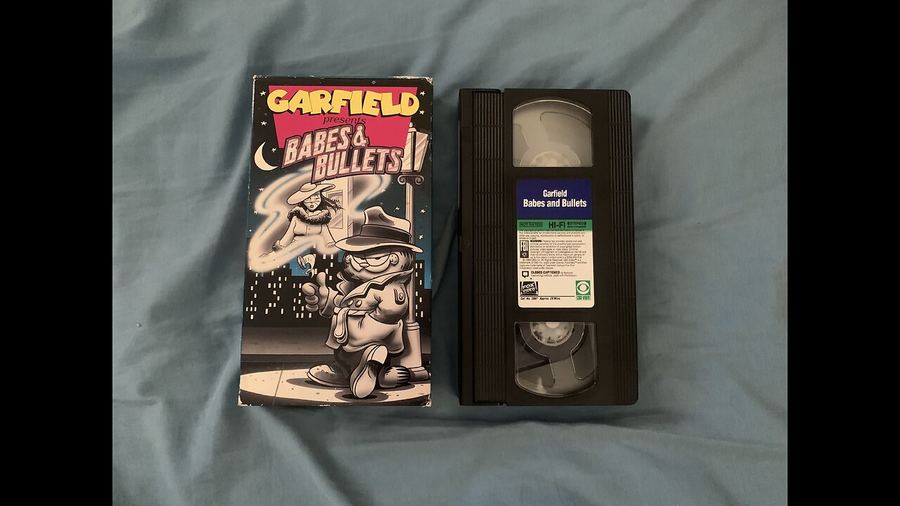 Garfield's Babes & Bullets (1994 VHS)