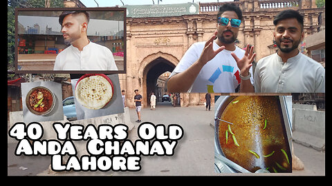 40 Years Old Lahori Nashta | Androon Lahore Street Food | Asif Bong Paye | First Vlog