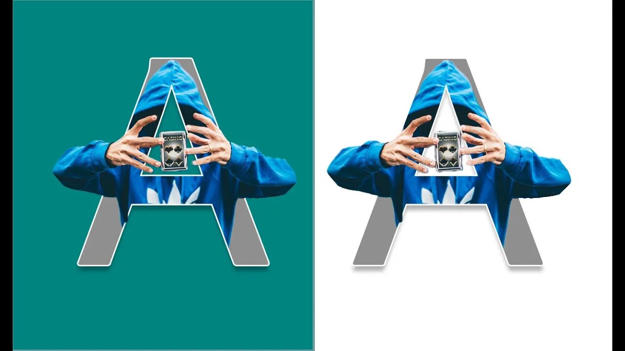 Letter A Portrait Design Tutorial in Photoshop