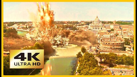 Fast X Rome explosion scene 4k
