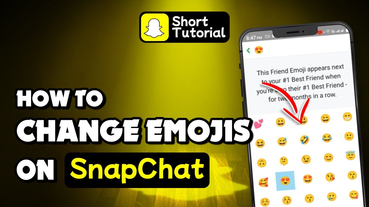 How to change emojis on snapchat