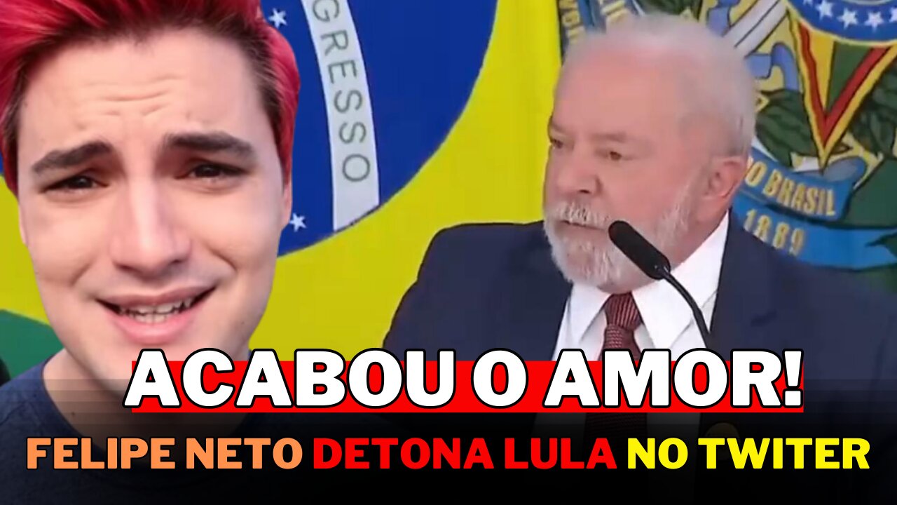 LULA CULPA OS VIDEOGAMES PELA AS violênci4 NAS ESCOLAS E RECEBE CRITICAS DO SEU APOIADOR FELIPE NETO