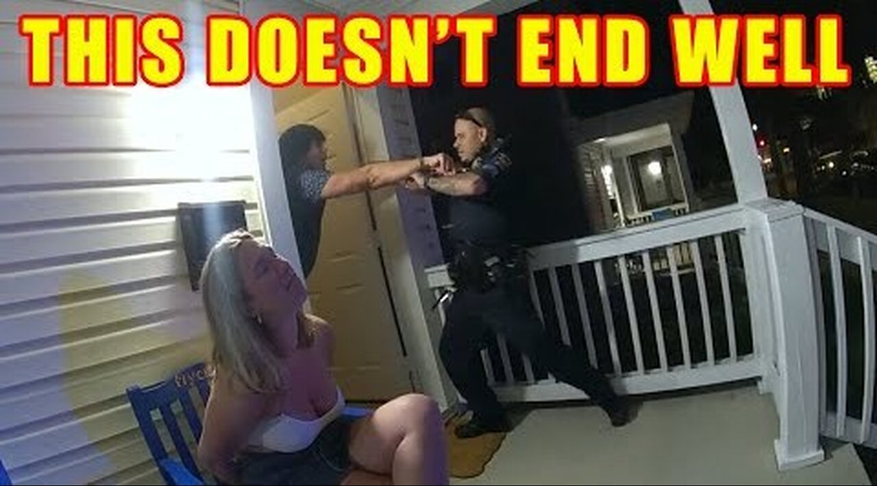 Drunk 20-Year-Old College Student Pushes Officer and Gets Pepper Sprayed!