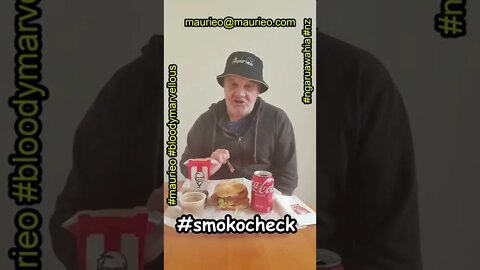 #maurieo #shorts KFC ULTIMATE ZINGER STACKER COMBO SMOKO