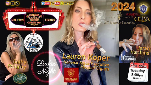 Lauren Koper, National Sales Executive at Micallef Cigars joins the crew.