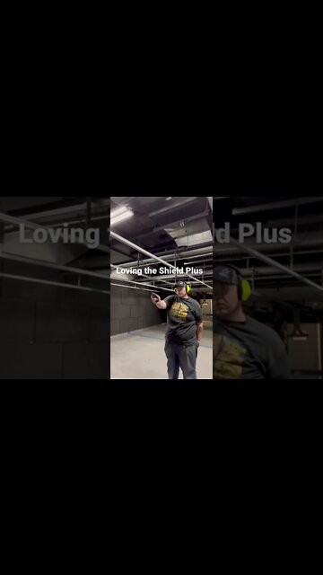 Mag Dumping the Shield Plus in 9mm #shorts