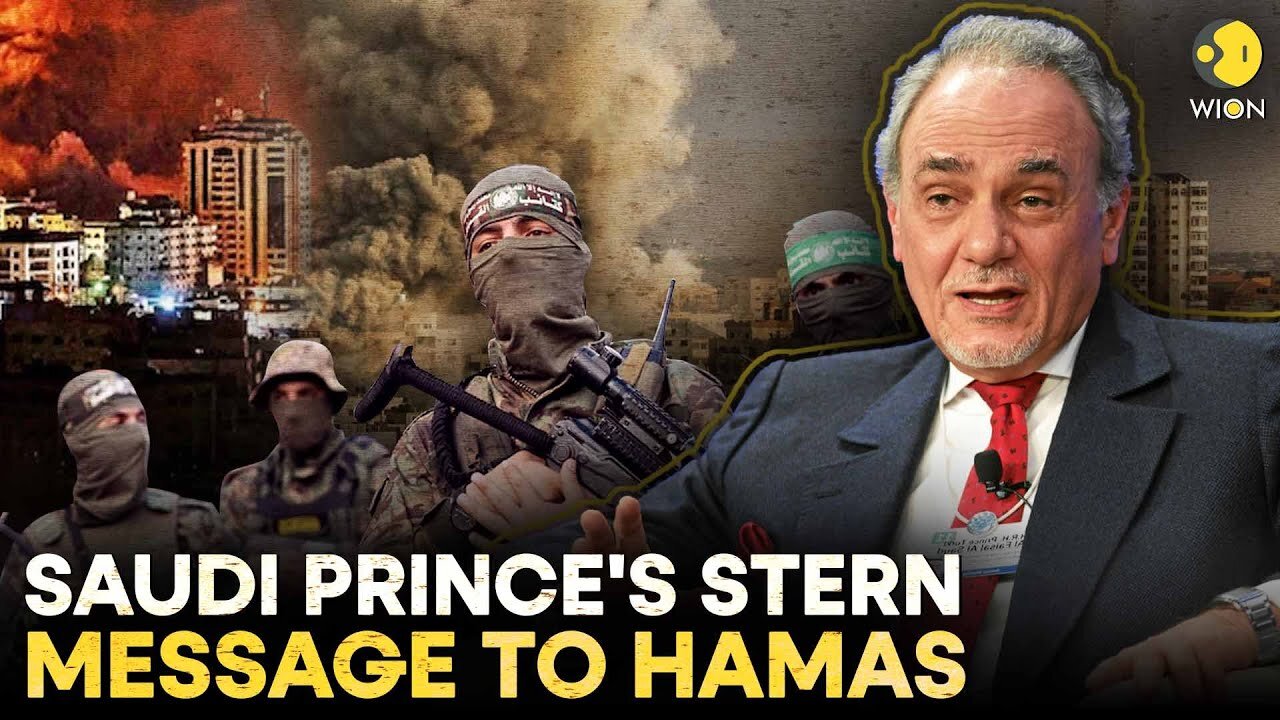 Learn from India...' Saudi prince Turki Al Faisal's message to Hamas amid war | WION Originals