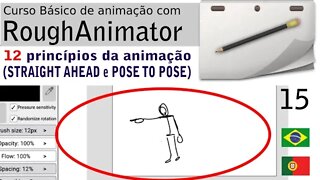 Princípios da animação - 10 (Straight Ahead e Pose to pose) - RoughAnimator 15