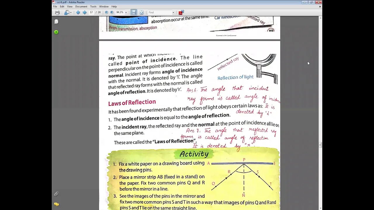 Zoom Online Science Class VI 7 12 2020