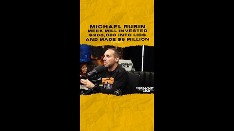 michaelrubin @meekmill invested $200,000 into @lids and made $8 million
