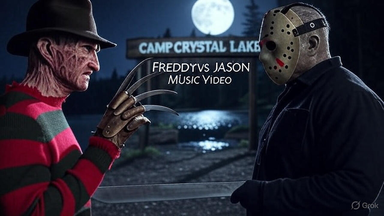 Freddy Vs. Jason Music Video (Disturbed: Down With The Sickness)